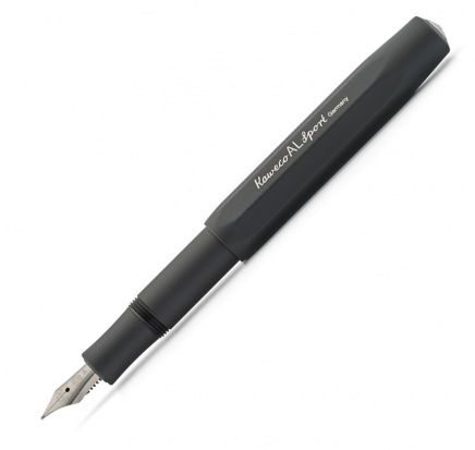 Перьевая ручка "Al Sport", черная, EF 0,5 мм